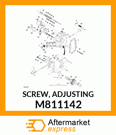 SCREW, ADJUSTING M811142