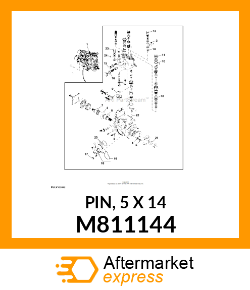 PIN, 5 X 14 M811144