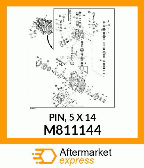 PIN, 5 X 14 M811144