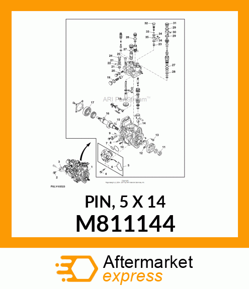 PIN, 5 X 14 M811144