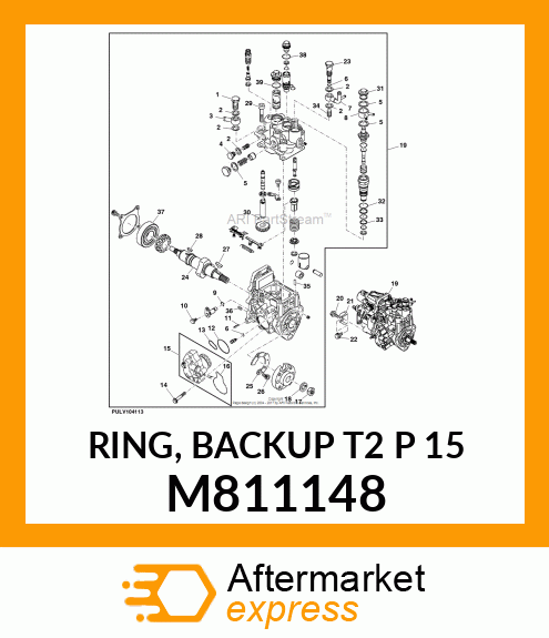 RING, BACKUP T2 P 15 M811148