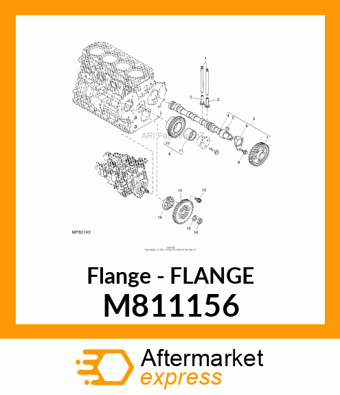 Flange - FLANGE M811156