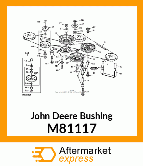 BUSHING, IDLER M81117