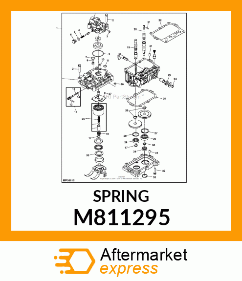 SPRING, CHARGE M811295