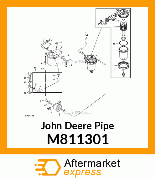 PIPE, FUEL OIL M811301