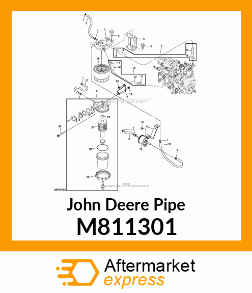 PIPE, FUEL OIL M811301