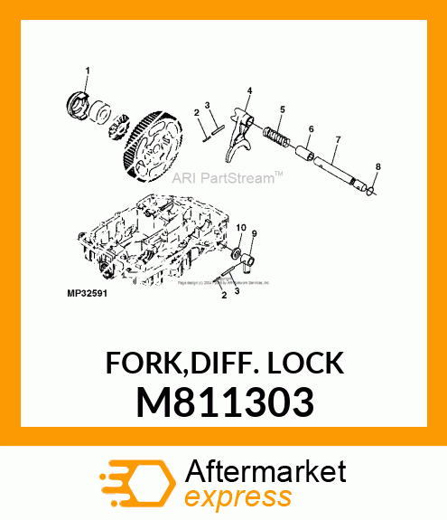 FORK,DIFF. LOCK M811303