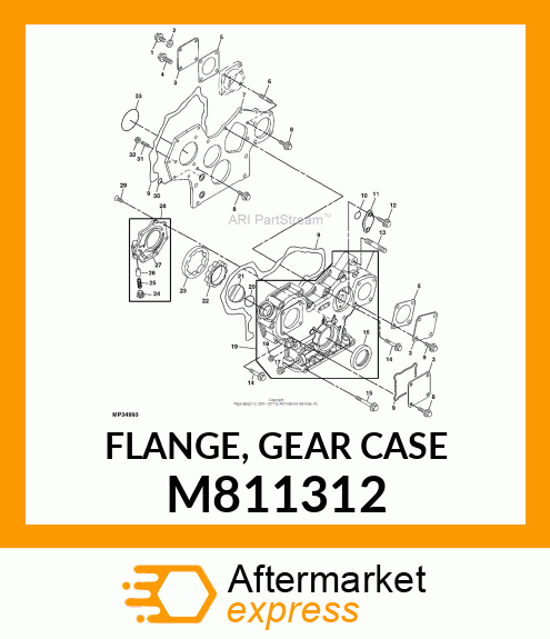 FLANGE, GEAR CASE M811312