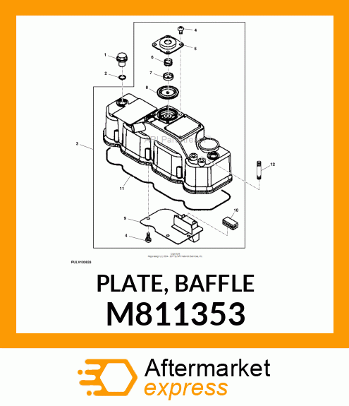 PLATE, BAFFLE M811353