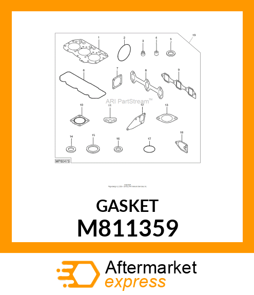 GASKET, COVER M811359