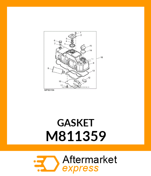 GASKET, COVER M811359