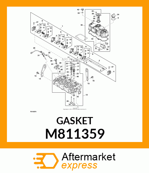 GASKET, COVER M811359