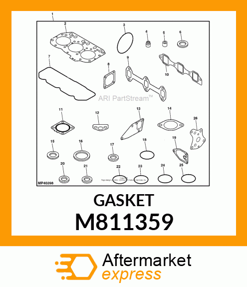 GASKET, COVER M811359