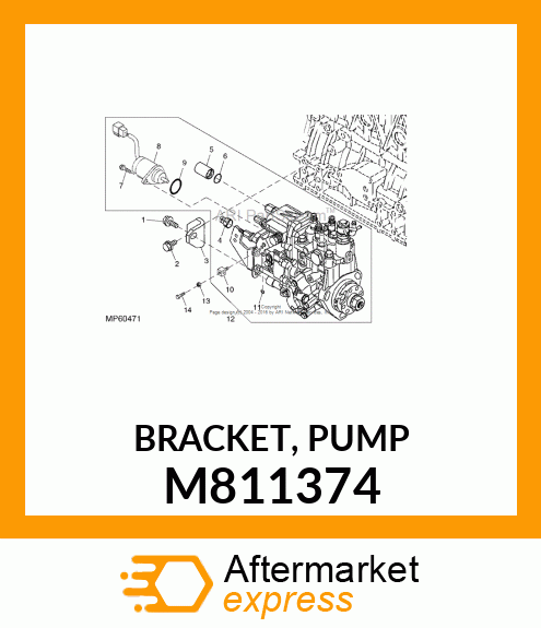 BRACKET, PUMP M811374