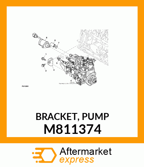 BRACKET, PUMP M811374