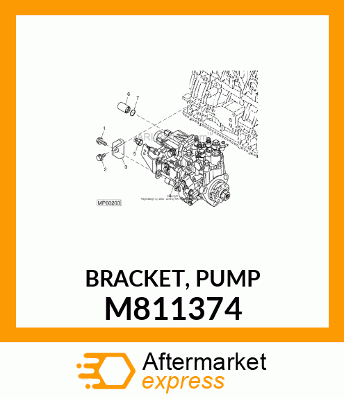 BRACKET, PUMP M811374