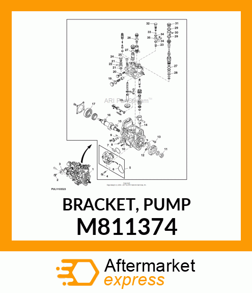 BRACKET, PUMP M811374