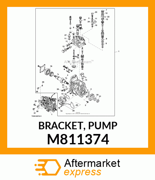 BRACKET, PUMP M811374