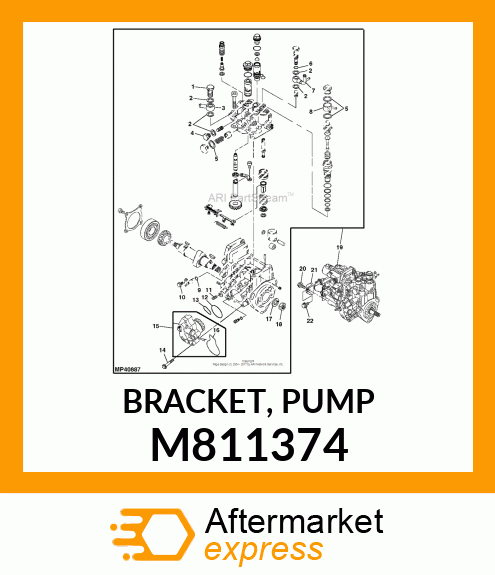 BRACKET, PUMP M811374