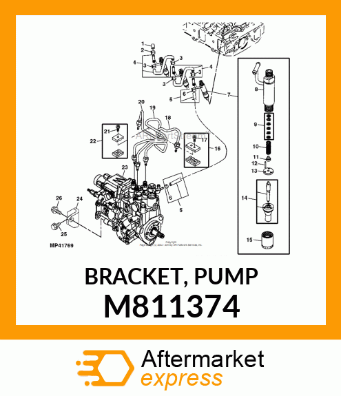 BRACKET, PUMP M811374