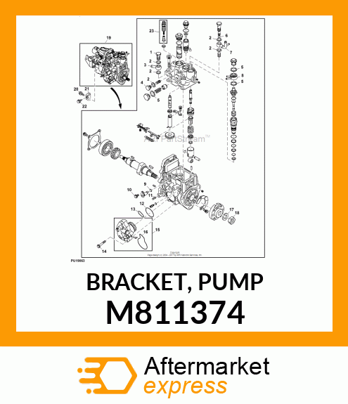 BRACKET, PUMP M811374