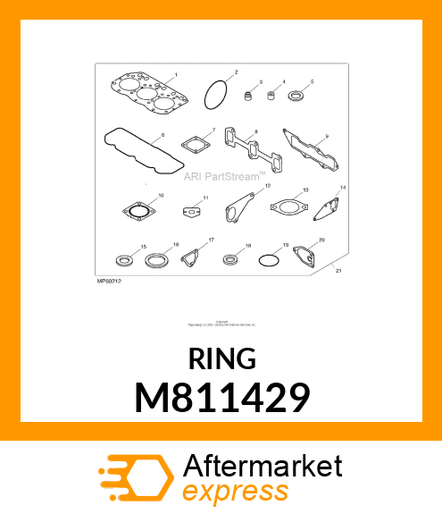 GASKET, COVER M811429