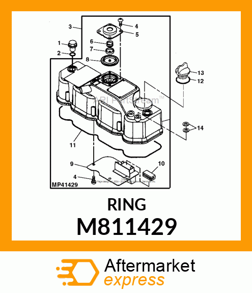 GASKET, COVER M811429