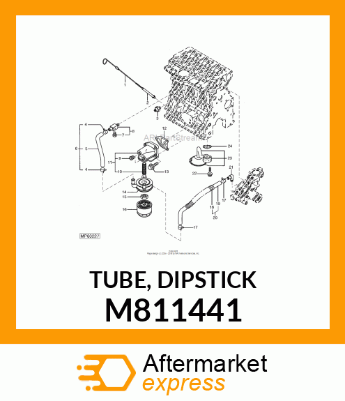 TUBE, DIPSTICK M811441