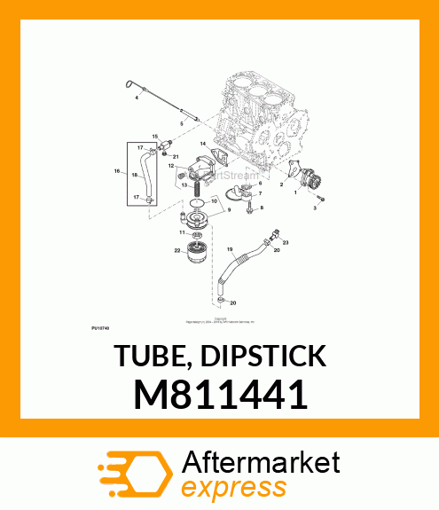 TUBE, DIPSTICK M811441