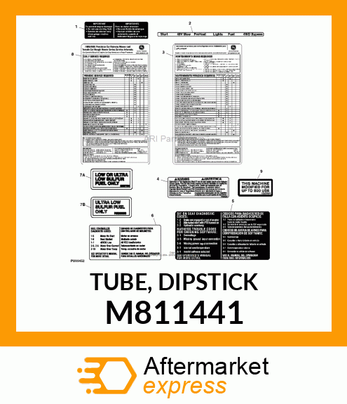 TUBE, DIPSTICK M811441