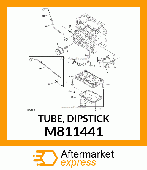 TUBE, DIPSTICK M811441