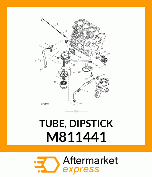 TUBE, DIPSTICK M811441