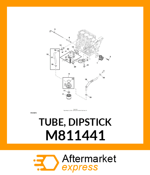 TUBE, DIPSTICK M811441