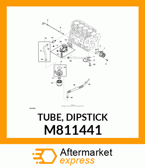 TUBE, DIPSTICK M811441