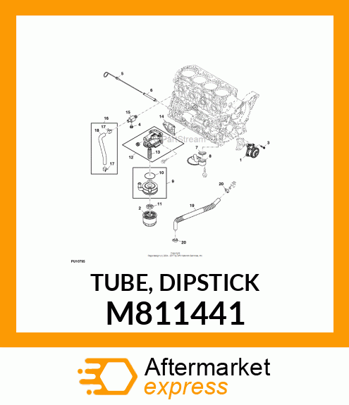 TUBE, DIPSTICK M811441