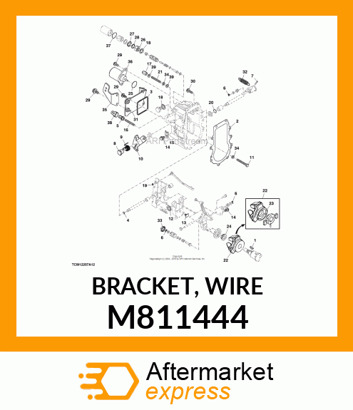 BRACKET, WIRE M811444