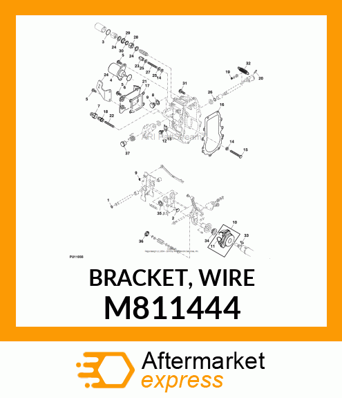 BRACKET, WIRE M811444