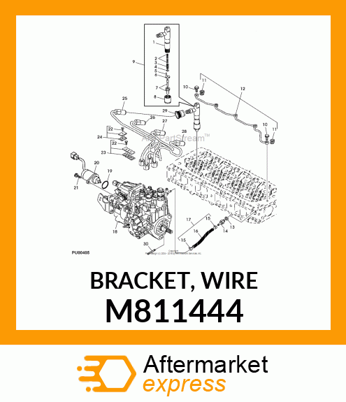 BRACKET, WIRE M811444