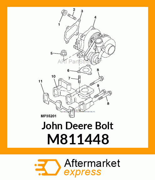 BOLT, BOLT, M8X50 10.9 M811448