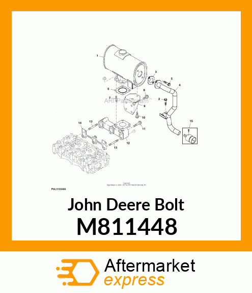 BOLT, BOLT, M8X50 10.9 M811448