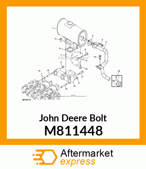 BOLT, BOLT, M8X50 10.9 M811448