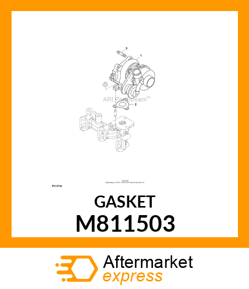 GASKET, TURBOCHARGER M811503