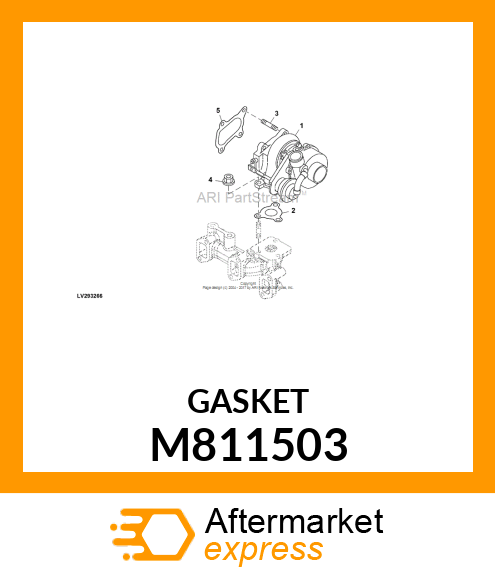 GASKET, TURBOCHARGER M811503