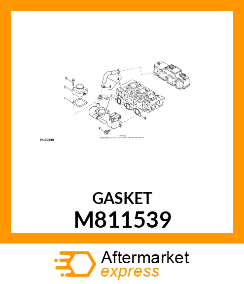 GASKET, MANIFOLD M811539