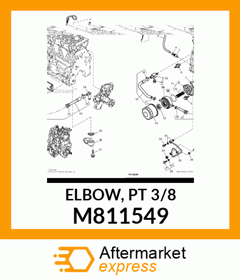 ELBOW, PT 3/8 M811549