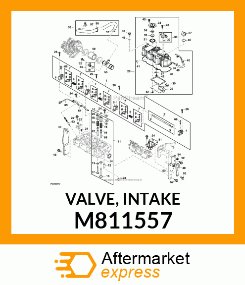 VALVE, INTAKE M811557