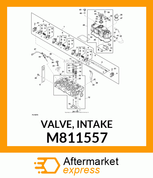 VALVE, INTAKE M811557