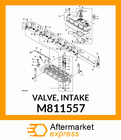 VALVE, INTAKE M811557