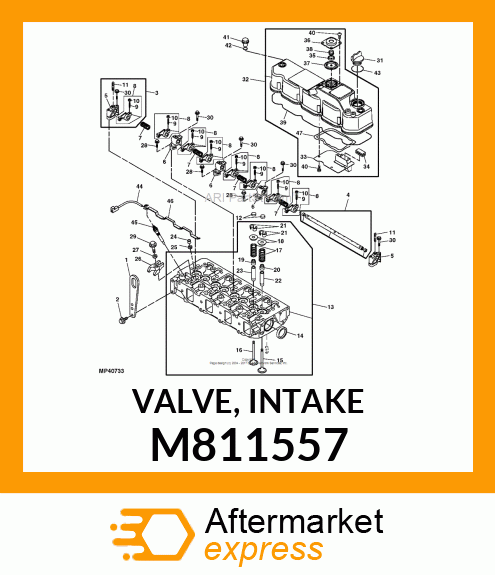 VALVE, INTAKE M811557