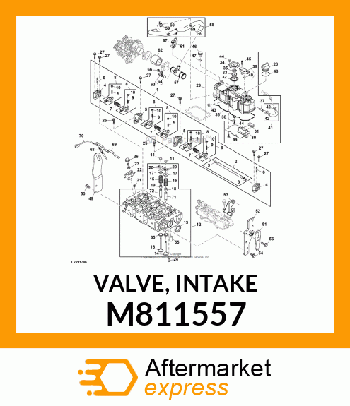 VALVE, INTAKE M811557